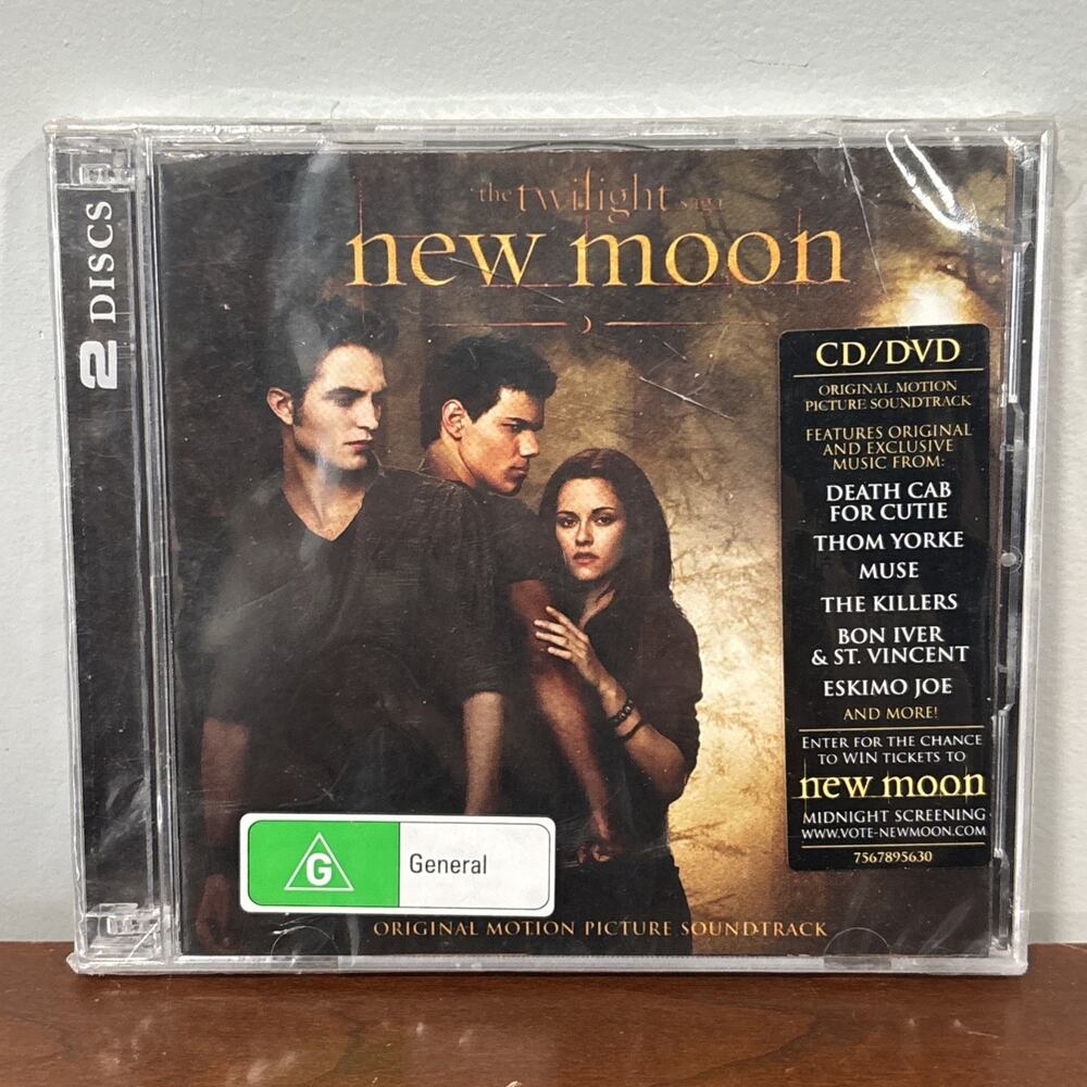 Twilight New Moon Movie Soundtrack CD Plus DVD New Sealed - Picture 1 of 8